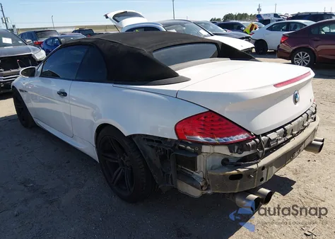 2008 BMW M6 z USA, uszkodzony, nr VIN WBSEK93578CY79348